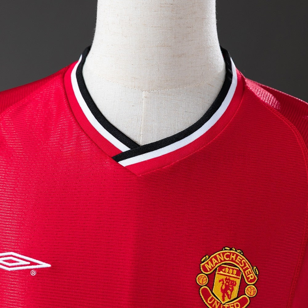 Manchester United Jersey 2000-01 Retro Home Football Kit