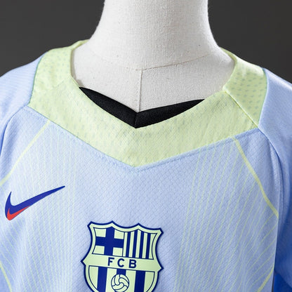 Kids Barcelona Jersey 25/26 Special Football Kit