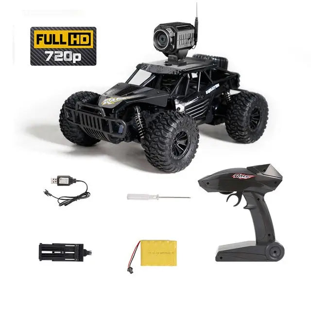 1/18 Scale 2.4G WiFi FPV RC Off-Road Car with 720P HD Camera Real-Time Video RTR