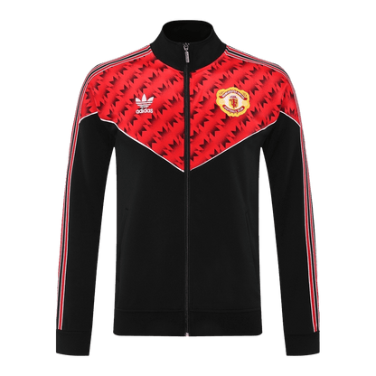 Manchester United 2025/26 Red&Black Training Tracksuit Kit (Top+Pants)