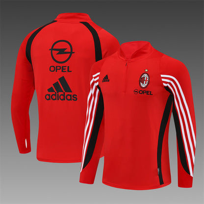 Retro AC Milan Training Tracksuits 2003-04 Football Kit Soccer Jersey
