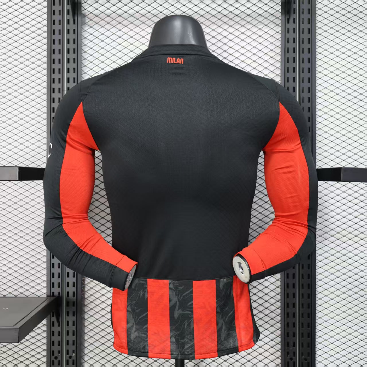 Player Version AC Milan Jersey 25/26 Home Long Sleeves Football Kit Soccer Jersey