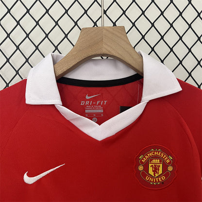 Retro Kids Manchester United Home Jersey 10/11