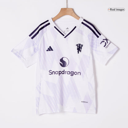 Kids Manchester United Away Full Kit 2025/26