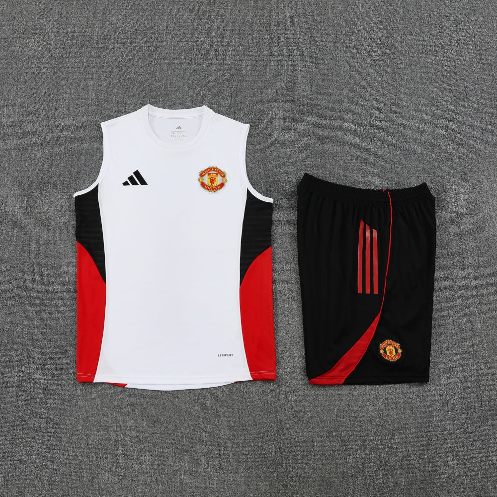 Manchester United Vest Set Training Tracksuits 25/26 Football Kit Soccer Jersey