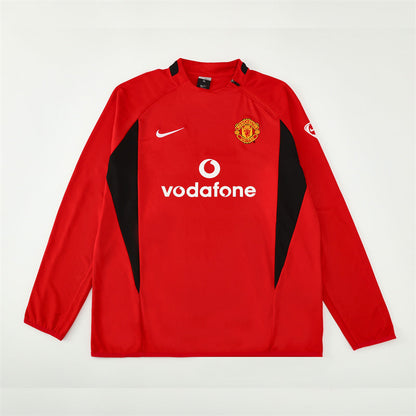 Retro Manchester United Training Tracksuits 2002-03 Football Kit Soccer Jersey
