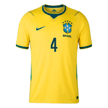 MARQUINHOS #4 Mens Brazil World Cup Home Jersey 2026 [PREMIUM]