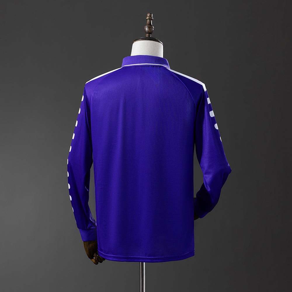 Fiorentina Jersey 1998 Retro Home Football Kit Long Sleeves
