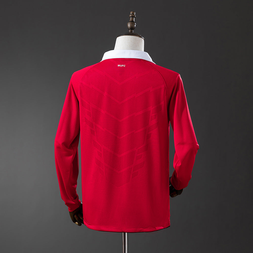 Manchester United Jersey 2010-11 Home Retro Kit Long Sleeves