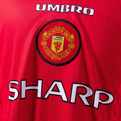 Manchester United Jersey 1996-98 Home Retro Football Kit