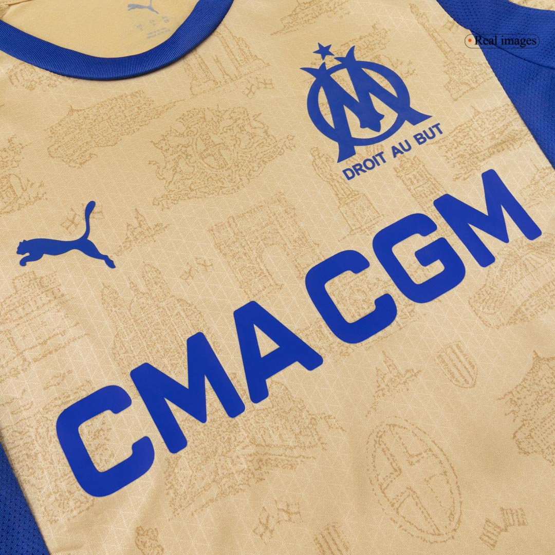 Mens Marseille Fourth Jersey 2025/26 - Player Version (Slim Fit)