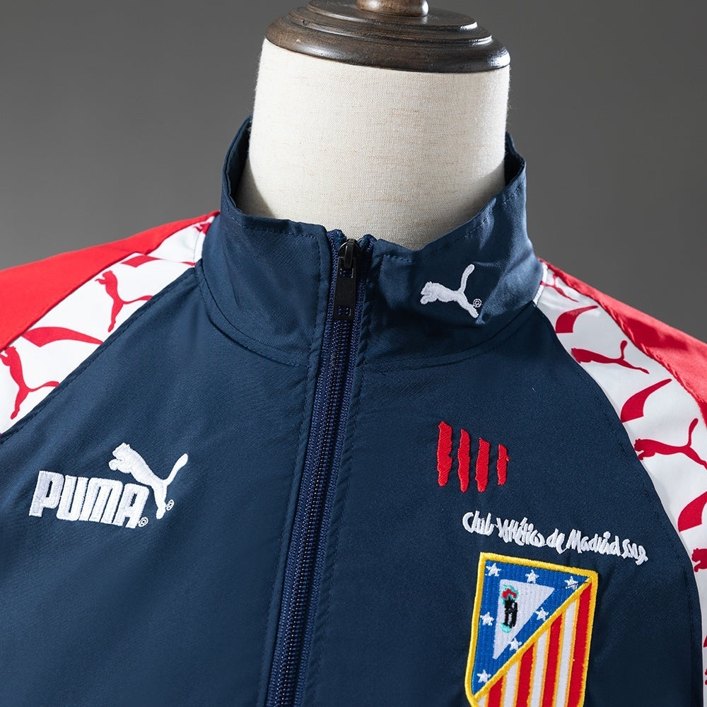 Atletico Madrid Windbreaker 1996-98 Football Soccer Jacket