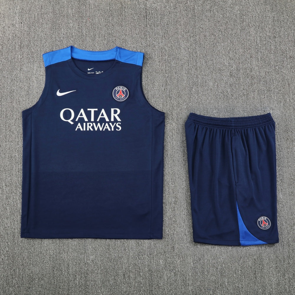 PSG Vest Set Training Tracksuits 25/26 Football Kit Soccer Jersey