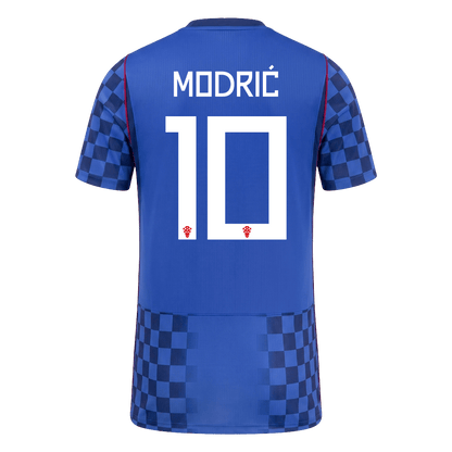 MODRIĆ #10 Mens Croatia World Cup Away Jersey 2026 - Player Version (Slim Fit)
