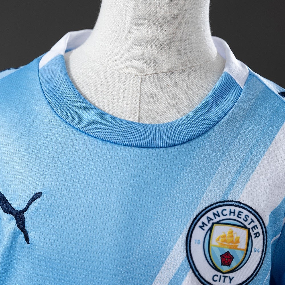 Kids Manchester City Jersey 25/26 Home Football Kit
