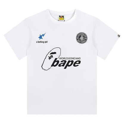 D053 World Gone Mad Graphic T-Shirt - White