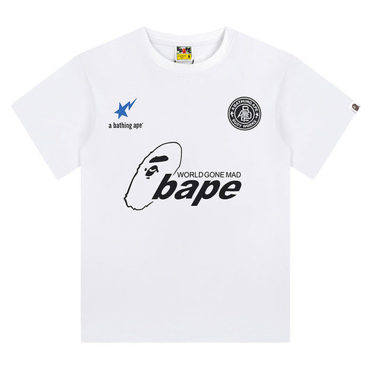 D053 World Gone Mad Graphic T-Shirt - White