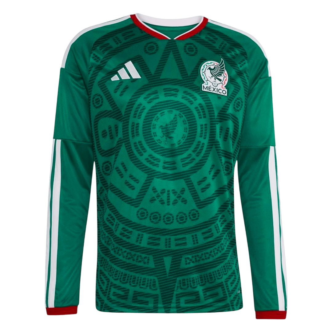 Mens Mexico World Cup Home Long Sleeve Jersey 2026