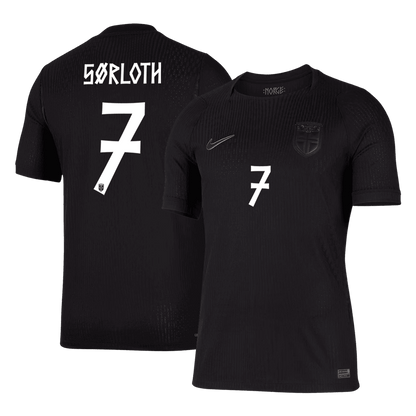 SØRLOTH #7 Mens Norway World Cup Away Jersey 2026 - Player Version (Slim Fit)