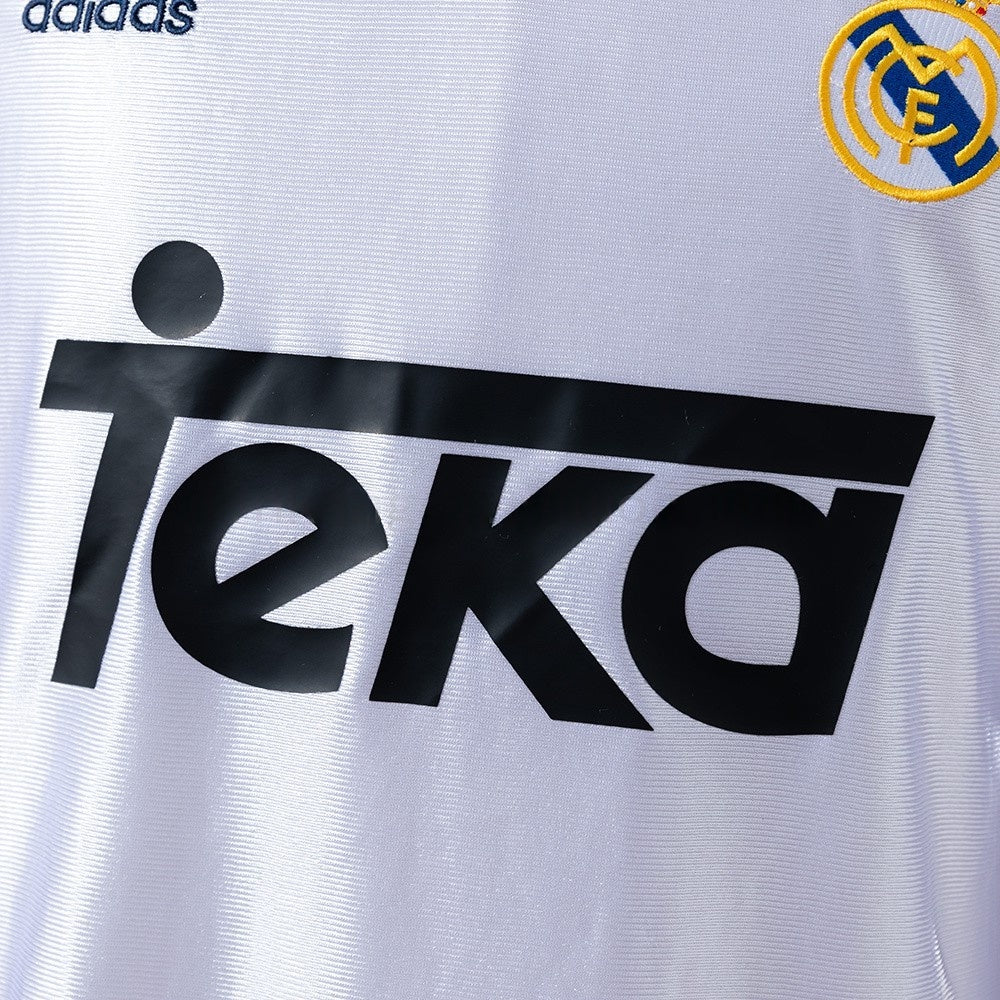 Real Madrid Jersey 1998-00 Home Retro Kit Long Sleeves