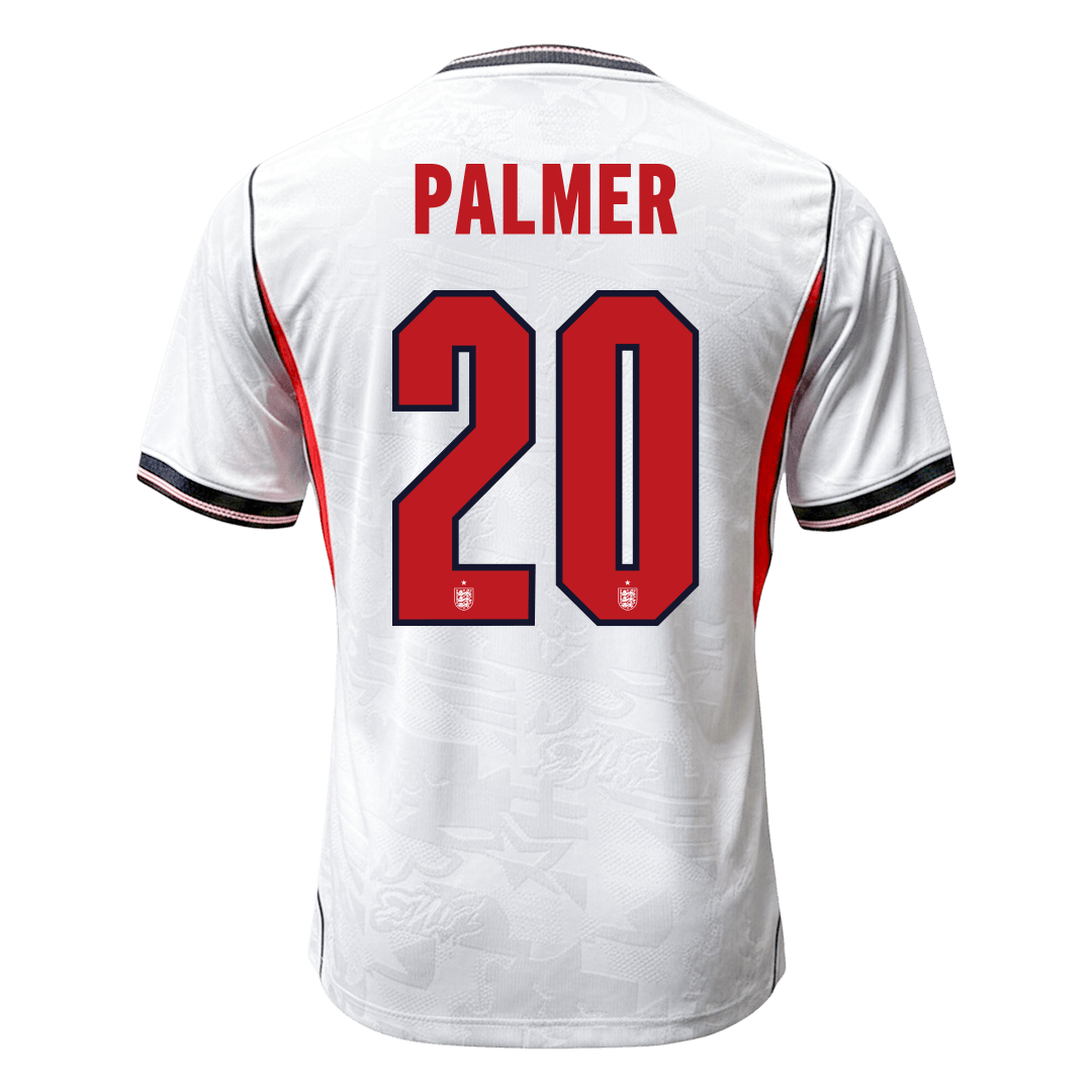 PALMER #20 Mens England World Cup Home Jersey 2026 - Player Version (Slim Fit)