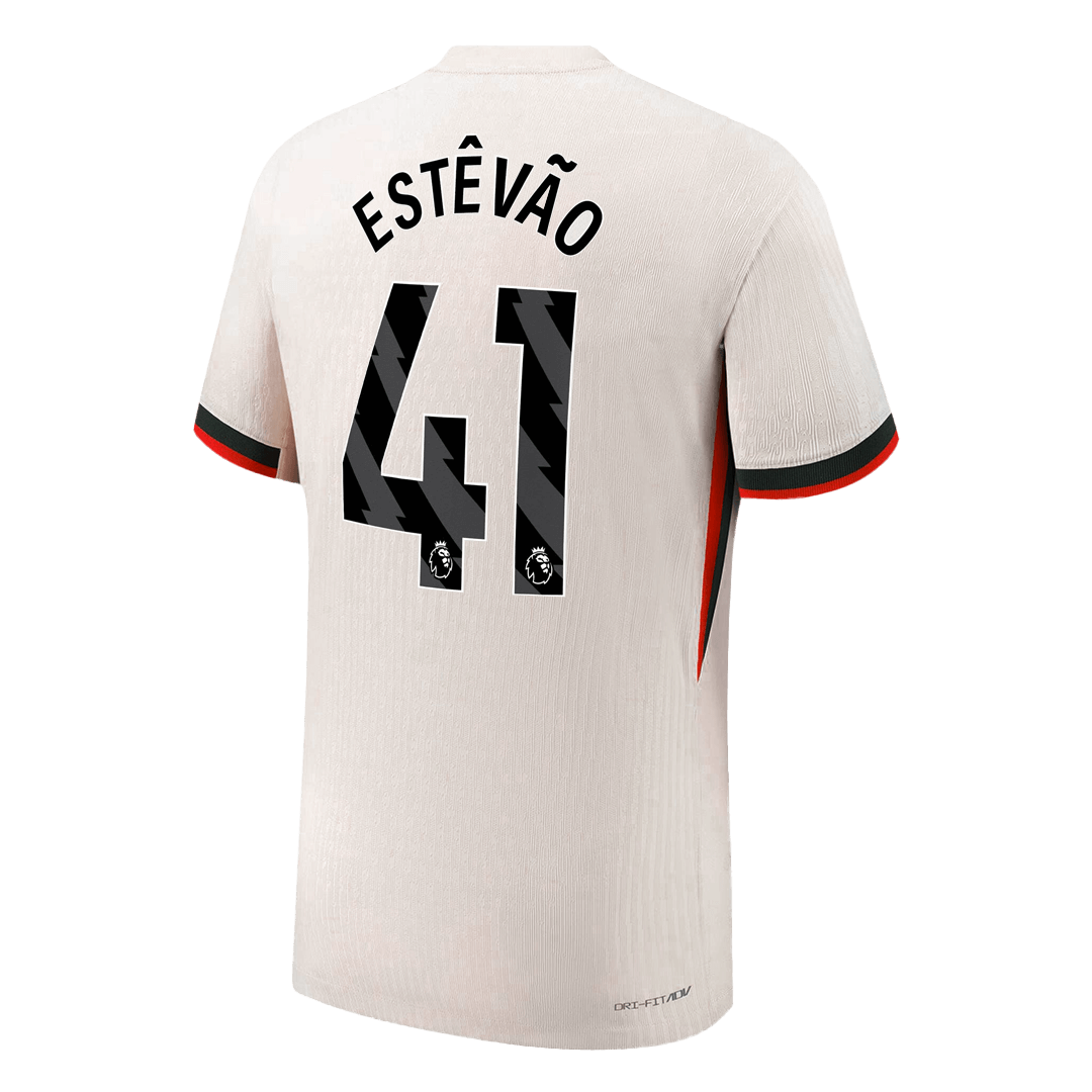 ESTÊVÃO #41 Mens Chelsea Away Jersey 2025/26 - Player Version (Slim Fit)