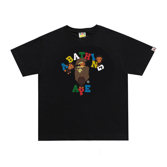 D010 Milo Friends Graphic T-Shirt - Black