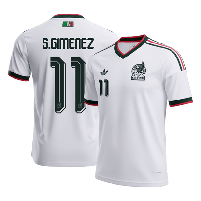 S.GIMENEZ #11 Mens Mexico World Cup Away Jersey 2026