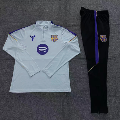Kids Barcelona Training Tracksuits 2026-2027 Football Kit Soccer Jersey