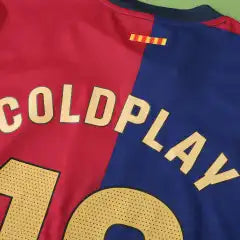 FC Barcelona x Coldplay Home 24/25 Season Jersey