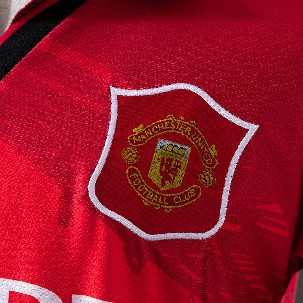 Manchester United Jersey 1994-96 Home Retro Kit Long Sleeves