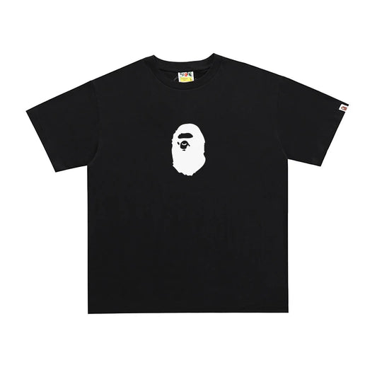 Bape Street Cotton Loose Couple Casual T-shirt Half Sleeve Shirt D089