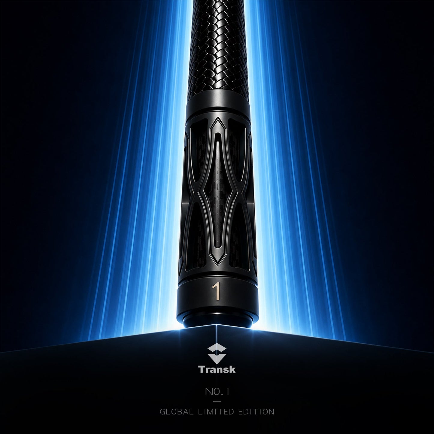 TRANSK Global Collector's Edition Metal Carbon Fiber Pool Cue - No.01, Only 10 Pieces Worldwide