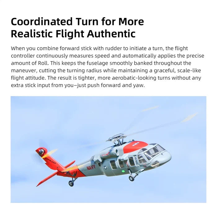 FLYWING MH-60R Jayhawk 470L Scale RC Helicopter GPS ACE Flight Controller RTF