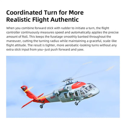 FLYWING MH-60R Jayhawk 470L Scale RC Helicopter GPS ACE Flight Controller RTF