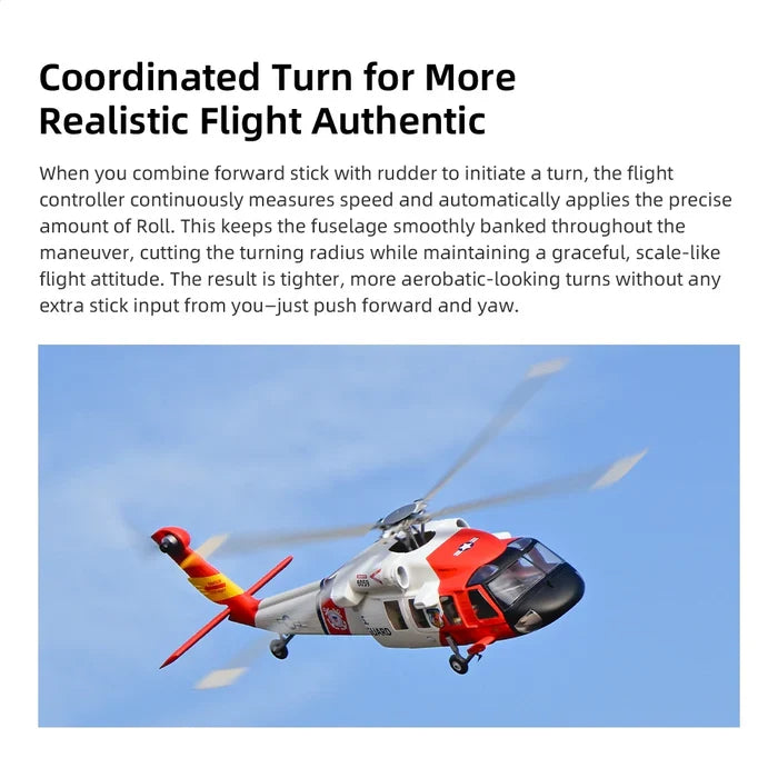 FLYWING MH-60T Jayhawk 470L Scale RC Helicopter GPS ACE Flight Controller RTF