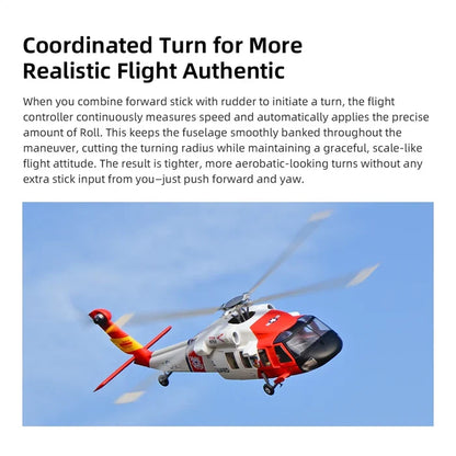 FLYWING MH-60T Jayhawk 470L Scale RC Helicopter GPS ACE Flight Controller RTF