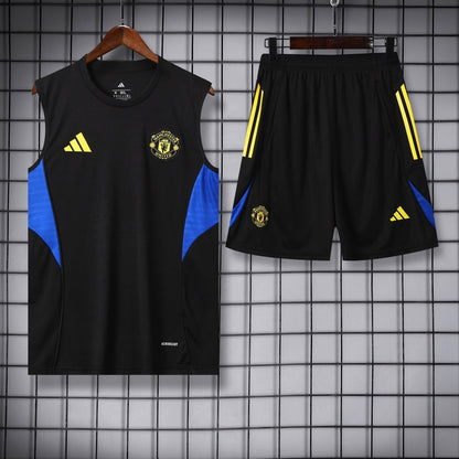 Manchester United Vest Set Training Tracksuits 25/26 Football Kit Soccer Jersey