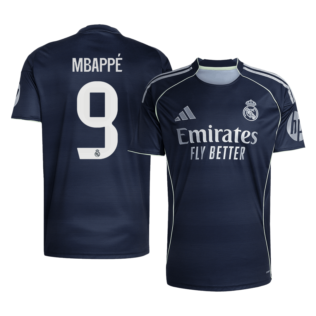 MBAPPÉ #9 Mens Real Madrid Away Jersey 2025/26 [PREMIUM]