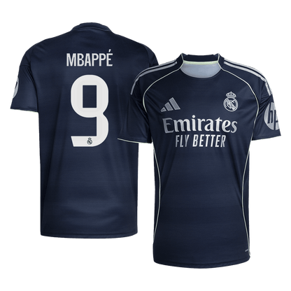 MBAPPÉ #9 Mens Real Madrid Away Jersey 2025/26 [PREMIUM]