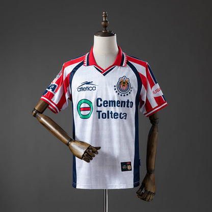 Chivas Away Jersey 1999-2000 Retro Football Kit Soccer Shirt