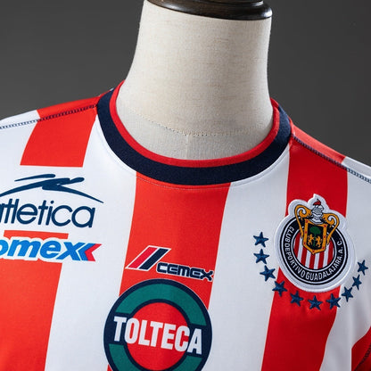 Retro Chivas Home Jersey 2002-2003 Long Sleeves Football Kit Soccer Shirt