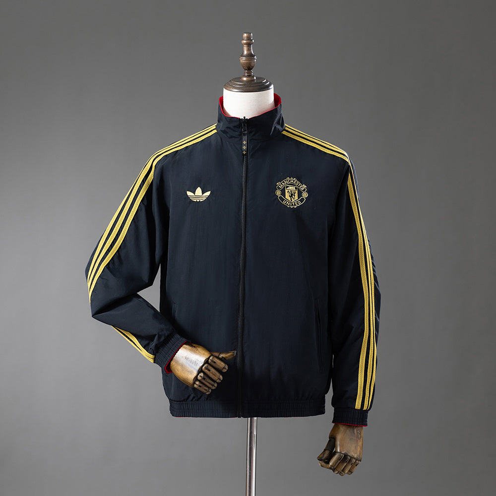 Manchester United Windbreaker 2025/26 Reversible Football Soccer Jacket