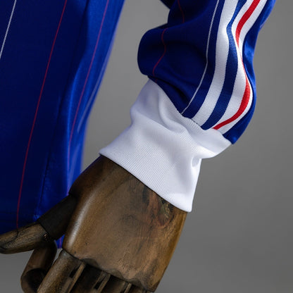 Retro France Home Jersey 1980-1982 Long Sleeves Football Kit Soccer Shirt