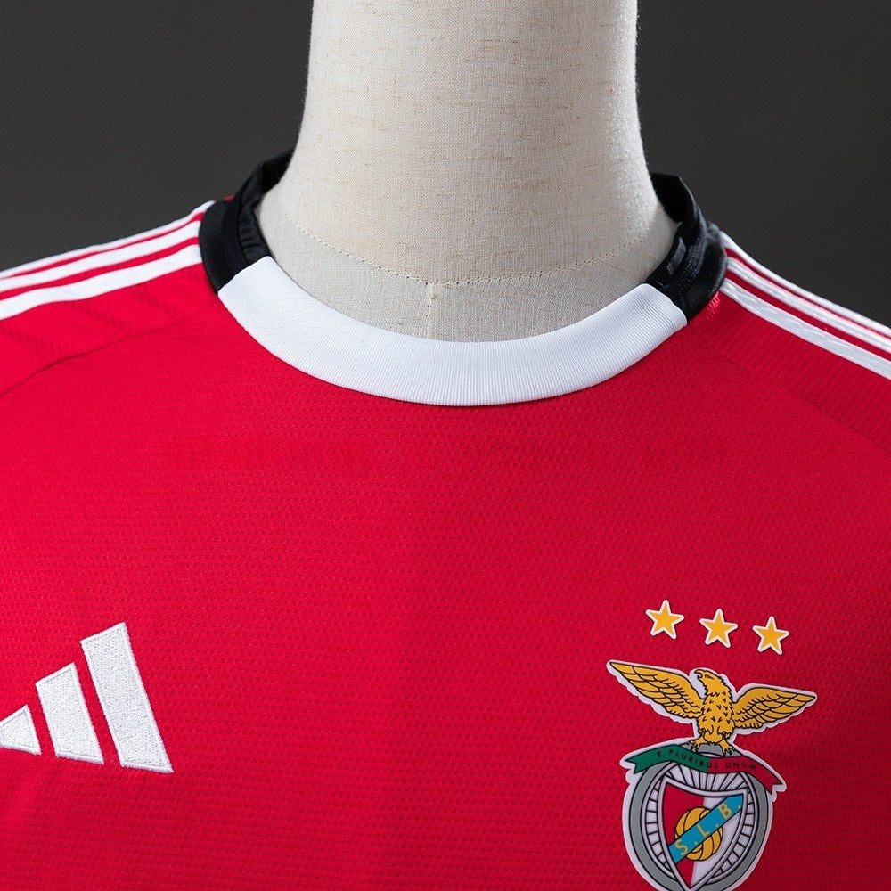 Benfica Jersey 25/26 Home Long Sleeves Football Kit