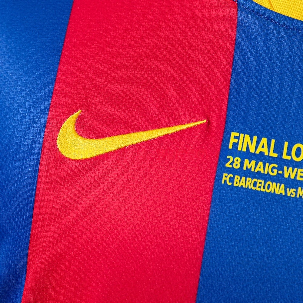 Barcelona Jersey 2010-11 Home Retro Kit Long Sleeves