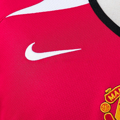 Manchester United Jersey 2004/06 Home Retro Kit Long Sleeves