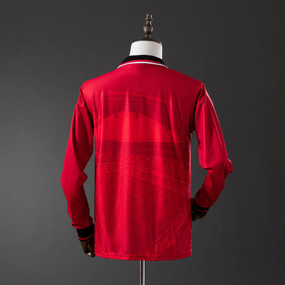 Manchester United Jersey 1994-96 Home Retro Kit Long Sleeves