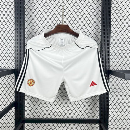 Manchester United Shorts 25/26 Home Football Kit Soccer Shorts