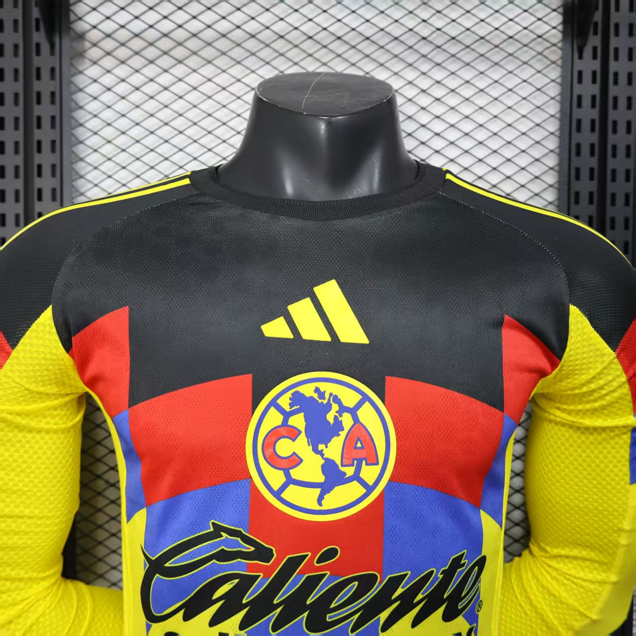 Player Version Club America Jersey 25/26 Home Long Sleeves Football Kit Soccer Jersey
